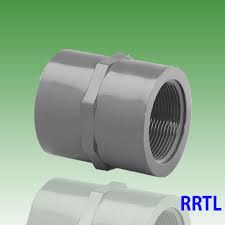 Grey female threaded coupling